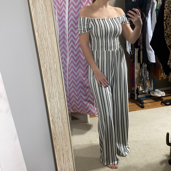 Striped Jumpsuit - Picture 2 of 2